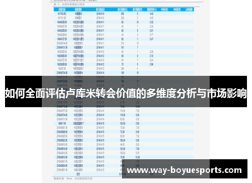 如何全面评估卢库米转会价值的多维度分析与市场影响