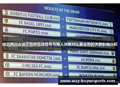 欧冠两回合抽签前瞻临场信号与换人决策对比赛走势的关键影响分析