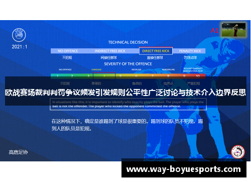 欧战赛场裁判判罚争议频发引发规则公平性广泛讨论与技术介入边界反思 欧战赛场裁判判罚争议频发引发规则公平性广泛讨论与技术介入边界反思